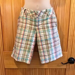Like New-Vintage Plaid Pastel Shorts